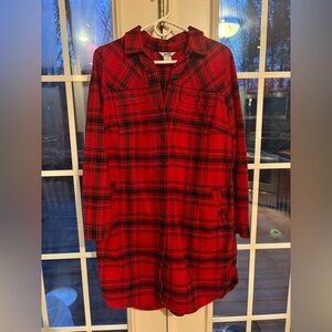 Red Plaid Women's Jacket